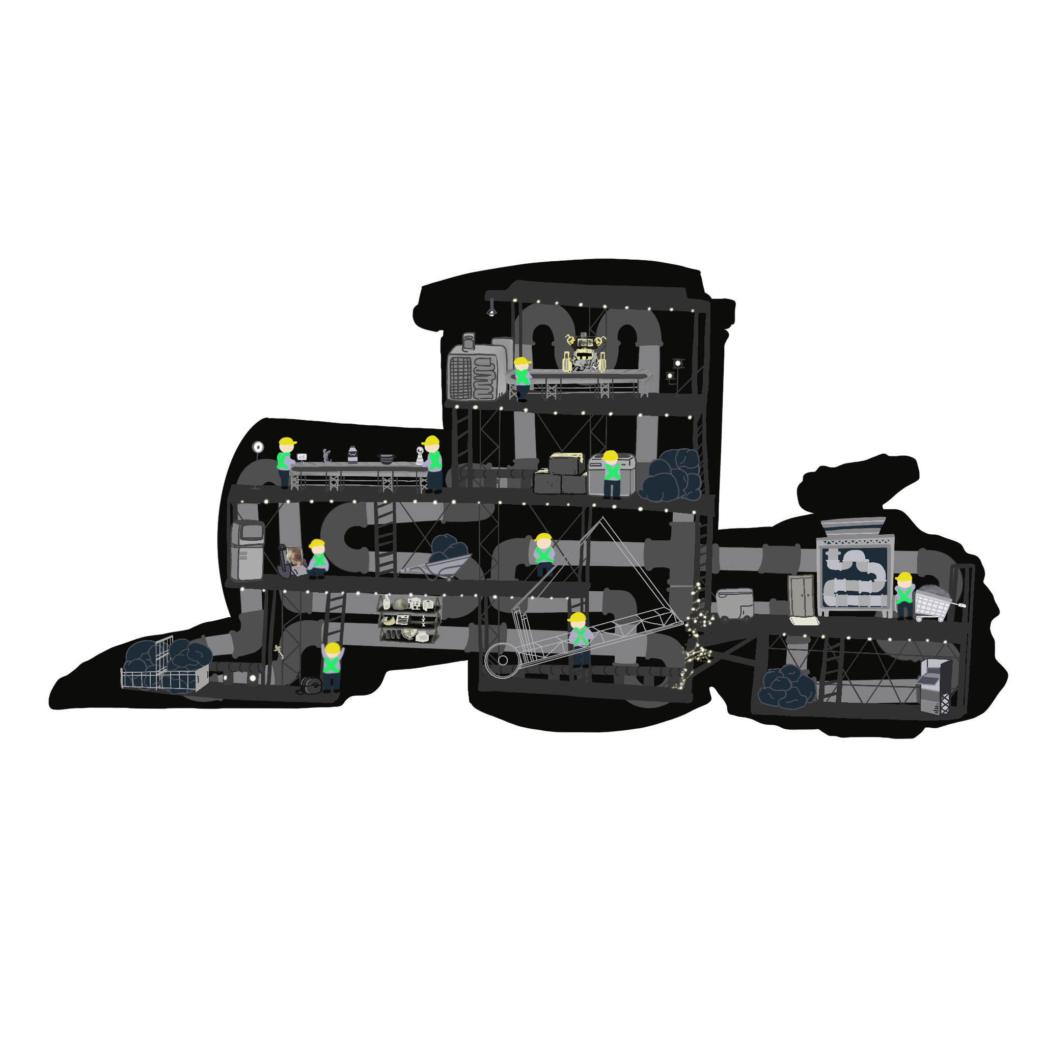 안보이는 쓰레기